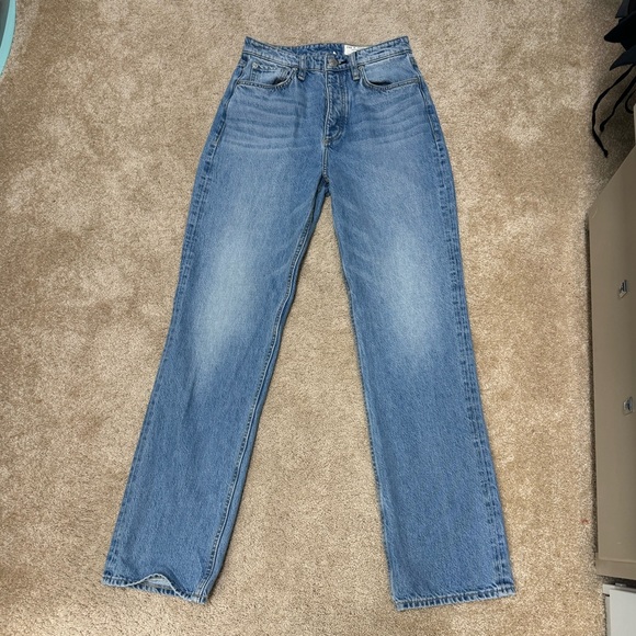 Rag and bone jeans “Alex high rise straight” - Picture 1 of 2